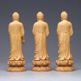 Southeast Asian solid wood Buddha  statue decoration  Medicine Buddha, Sakyamuni statue Hand Carved  Home feng shui statue