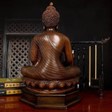 Southeast Asia Thailand Buddha Shakyamuni statue Buddhist resin feng shui statue Home living room,decoration Buddha statue 45cm