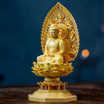 Statue Bouddhiste en Bois