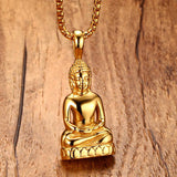 Pendentif Bouddha <br> Or