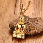 Pendentif Bouddha <br> Or