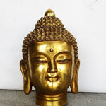 Tête de Bouddha <br> Laiton
