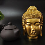 Tête de Bouddha <br> Or