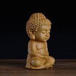 Statuette Bouddha <br> En Bois