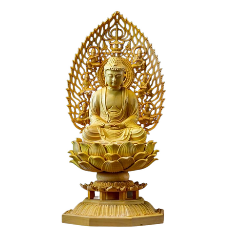 Statue Bouddha en Bois