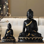 Statue Bouddha <br> Noire